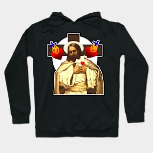 Holy heart of the cross of Jesus Christ Hoodie